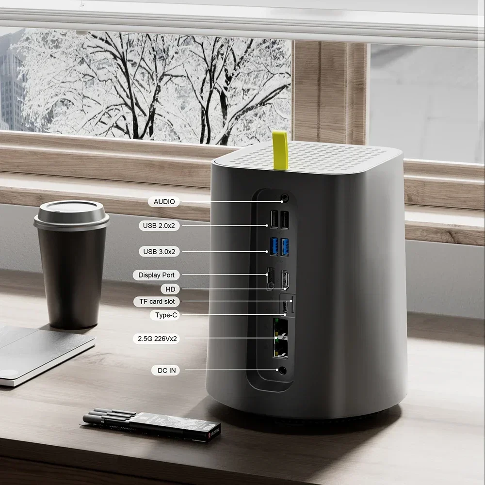 Chatreey Mini PC NAS – Intel Celeron N510, SSD, Windows 11, LAN 2.5G – Image 3